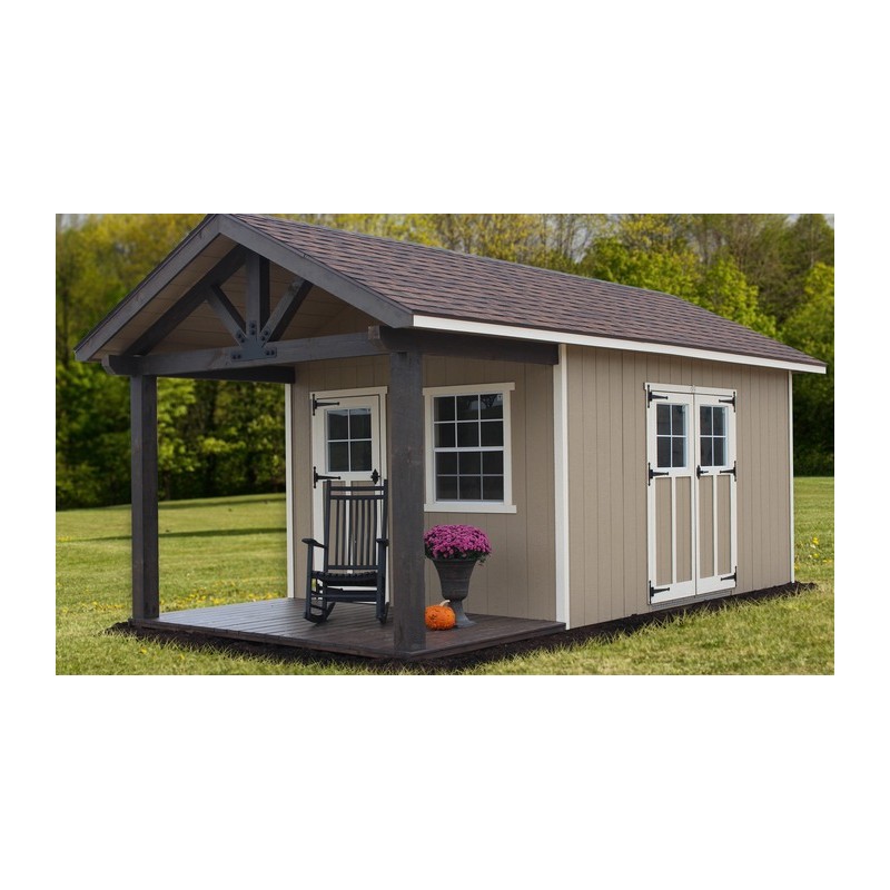EZ-Fit Woodsman 8x8 Wood Storage Shed Kit (ez_woodsman88)