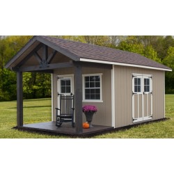 EZ-Fit Woodsman 10x10 Wood Storage Shed Kit (ez_woodsman1010)