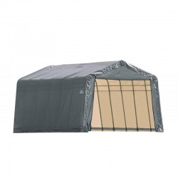 Shelter Logic 12x24x8 Peak Style Shelter Kit - Grey (72434)