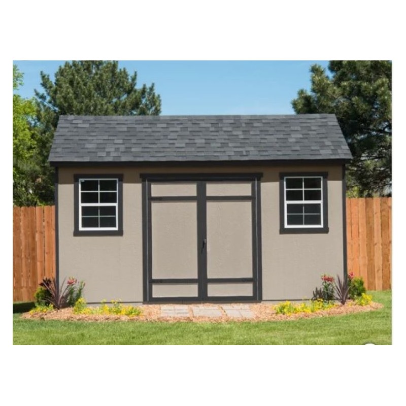 Handy Home Yardline Berkdale 14x8 Wood Shed with Floor (19464-1)