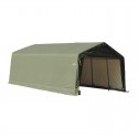 Shelter Logic 13x20x10 Peak Style Shed Kit - Green (73442)