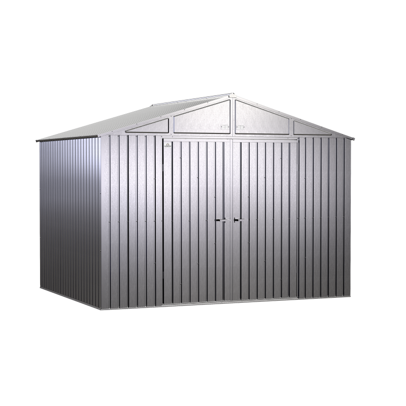 Arrow Elite Steel 10x8 Storage Shed Kit - Galvalume  (EG108AB)