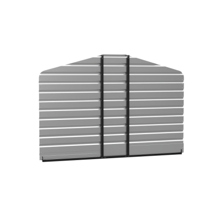 Arrow Steel Carport 12x9 Rear Wall Kit - Charcoal (ECL1209CCXR)