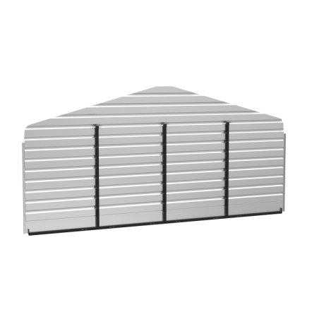 Arrow Steel Carport 20x7 Rear Wall Kit - Eggshell (ECL2007EGXR)