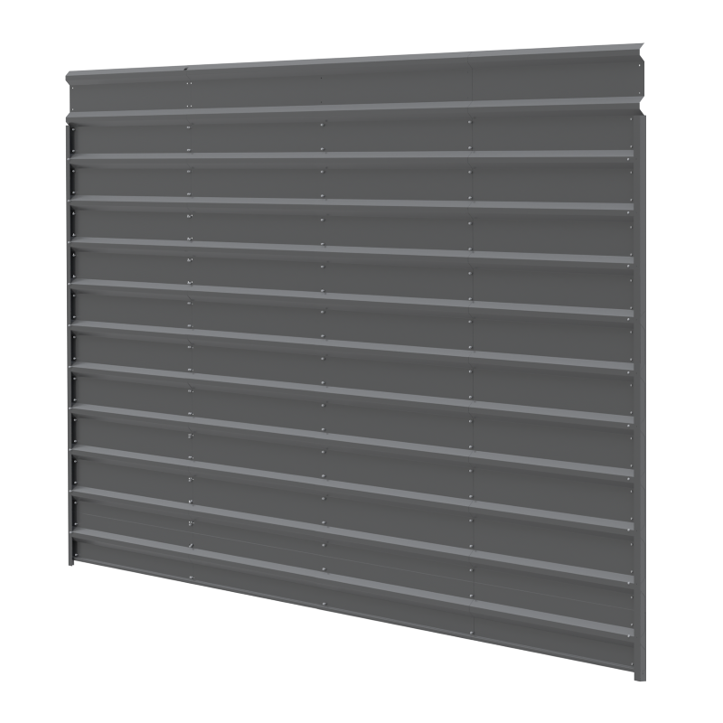 Arrow Steel Carport 20x9 Single Wall Kit - Charcoal (ECL2009CCX1)