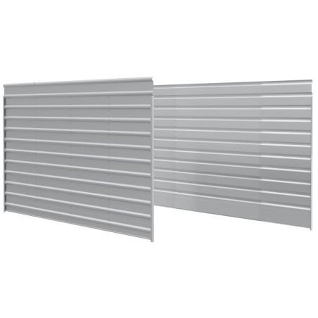 Arrow 20x9 Steel Carport 2 Sides Wall Kit - Eggshell (ECL2009EGX2)