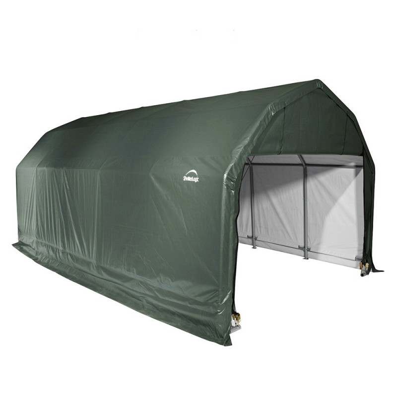 Shelter Logic 12x28x11 Barn Shelter Kit - Green (90254)