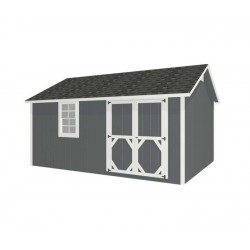 EZ-Fit Craftsman 12'W x 16'D Wood Storage Shed Kit (ez_craftsman1216)