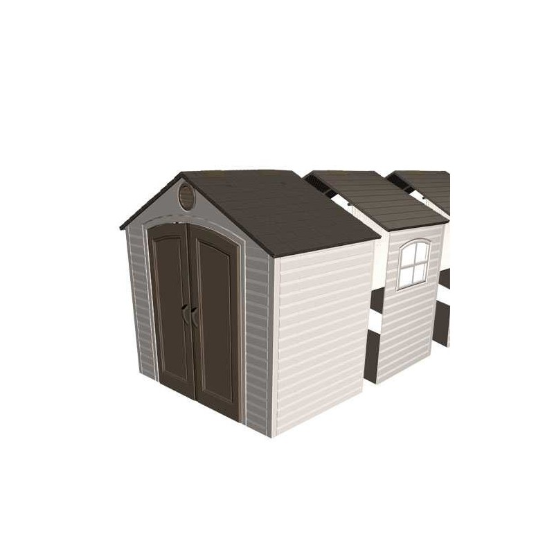 Lifetime 8' x 2.5' Storage Shed Expansion Kit with One Window (6424)
