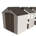 Lifetime 8' x 2.5' Storage Shed Expansion Kit with One Window (6424)