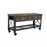 DuraMax 72 in. x 24 in. Rolling Workbench with 3 Drawers - Macadamia (68001M)