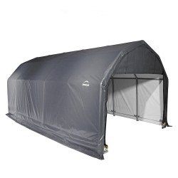 Shelter Logic 12x28x9 Barn Shelter Kit - Grey (97253)