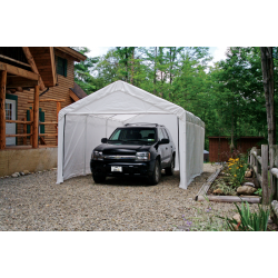 ShelterLogic SuperMax 12x20 Canopy Enclosure Kit - White - 25774
