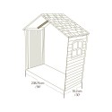 Lifetime 8' x 2.5' Storage Shed Expansion Kit with One Window (6424)