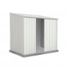 Absco EZI Slider 7' x 5' Metal Storage Shed Kit - Surfmist (AB1042)