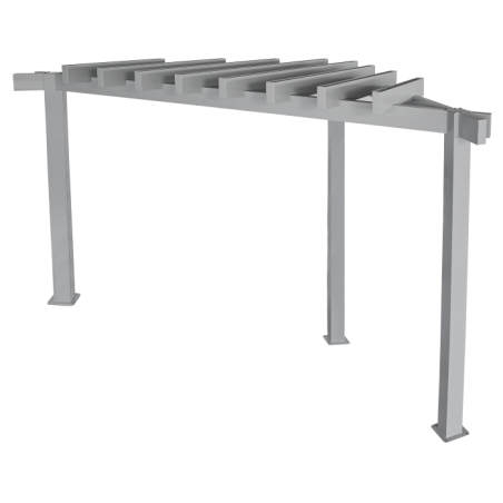 Sojag 10x10 Lima Grey Rustproof Aluminum Frame Pergola Kit (500-9169638)