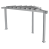 Sojag 10x10 Lima Grey Rustproof Aluminum Frame Pergola Kit (500-9169638)