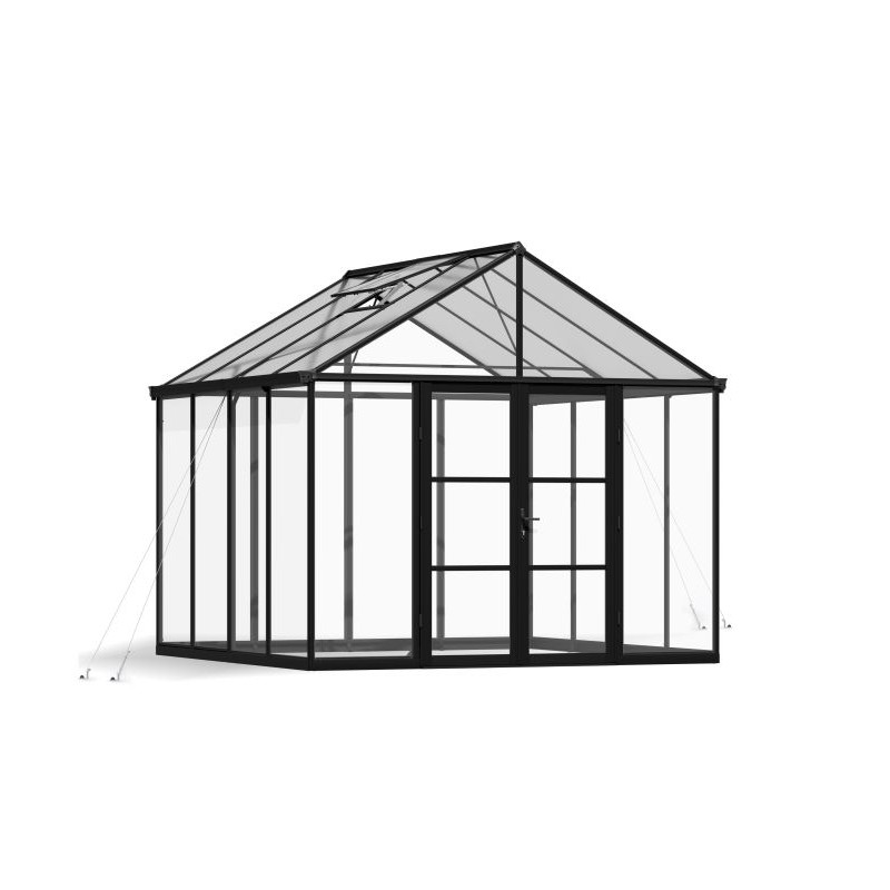 Palram - Canopia Aria 10'x10' Greenhouse - Black (HG5728)