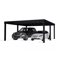 Palram - Canopia Oslo 20'x20' Carport - Black/Gray (HG9250)