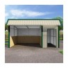 VersaTube Single Slope Loafing 12x18x10/8 Metal Shed / Run-In Shelter Kit (VTSSLS1218)