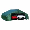 Shelter Logic 22x28x11 Peak Style Double Wide Garage Kit - Green (78741)