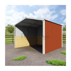 VersaTube 12x12x8 Metal Loafing Shed Run-In Shelter Kit (VTLS121208)