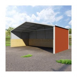 VersaTube 24x12x8 Metal Loafing Shed Run-In Shelter Kit (VTLS241208)