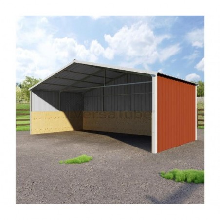 VersaTube 24x12x8 Metal Loafing Shed Run-In Shelter Kit (VTLS241208)