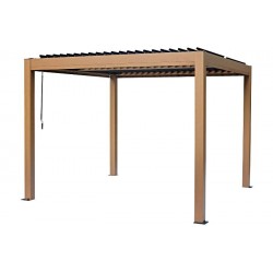 Gazebo Penguin 10x10 Vikos Stand Alone Pergola Kit - Wood Finish (PA1010-W118)