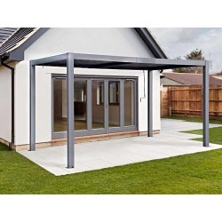 Penguin 10x13  Vikos Stand Alone Pergola Kit - Taupe (PA1013)