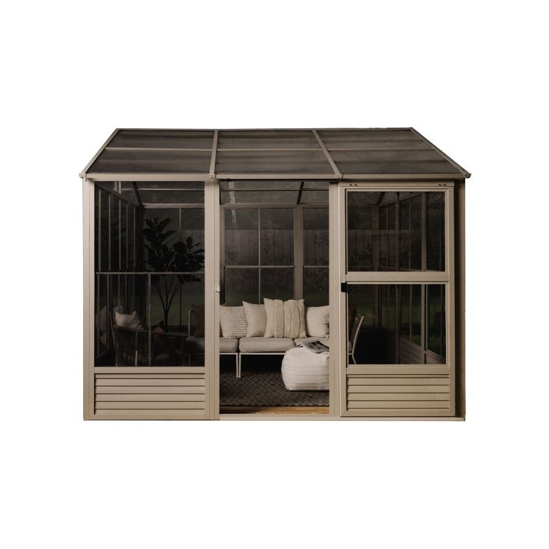 Gazebo Penguin 11x14 Myrdal Solarium Poly-carbonate Roof - (81114PC-14)