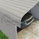 VersaTube 3-Sided 12x20x7 Classic Steel Carport Kit (C3E012200070-2)