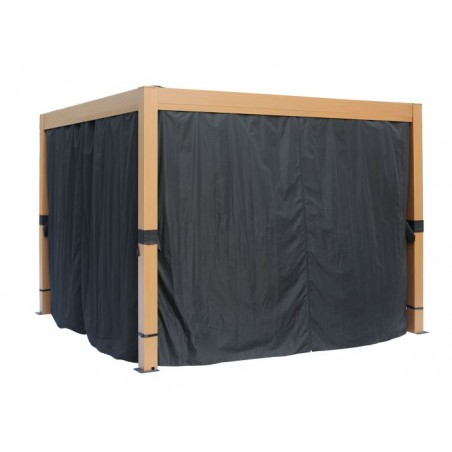 Gazebo Penguin 10x10 Curtains for Vikos Freestanding Pergola - (24-054)