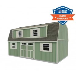 Best Barns Crafted Colossal 16x32 Barndominiums Wood Kit  w/ Transom Doors & Dormer - (CCOLTD32)