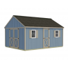 Best Barns Crafter's Connection 12x16 Storage Sheds - Walk-in Door on Eaves (CCONSE16 Best Barns Crafter's Connection 12x16 Storage Sheds - Walk-in Door on Eaves (CCONSE16