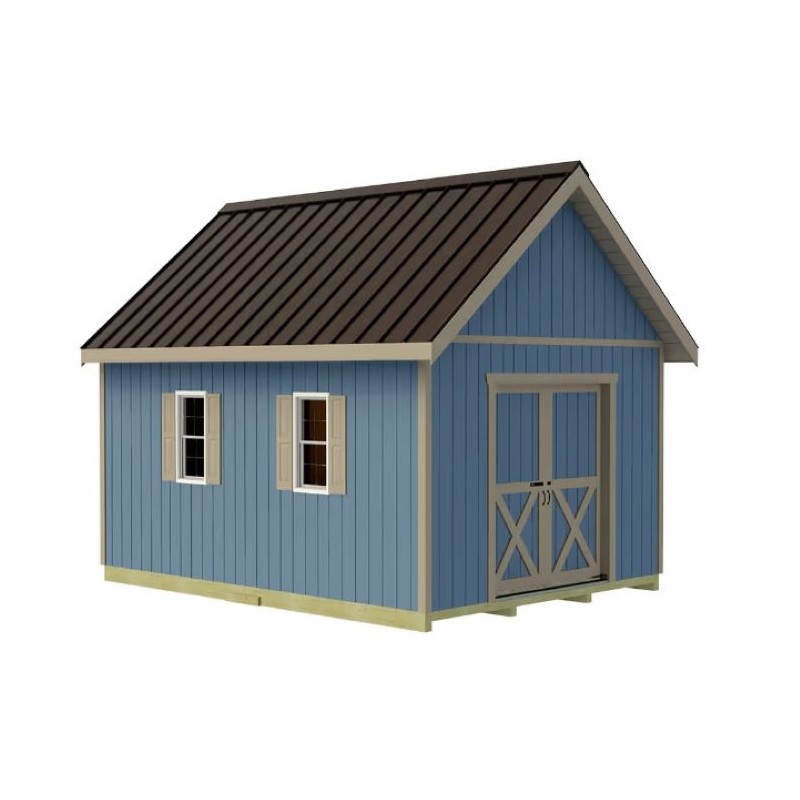 Best Barns Planner's Paradise 12x16 Storage Sheds - Sliding Doors (PPARSD16)