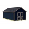 Best Barns Backyard Basecamp 12x12 Pre-Cut Wood Shed Kit w/ Centered Gable Door - (BBASDG12C)