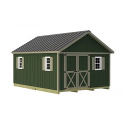 Best Barns Crafter's Connection 12x16 Standard Storage Sheds - Door on Gable (CCONDG16O)
