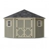 Little Cottage Co. Classic Five Corner Panelized Shed Kit - (10x10 5-SCS-PNK)