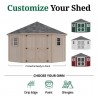 Little Cottage Co. Classic Five Corner Panelized Shed Kit - (10x10 5-SCS-PNK)