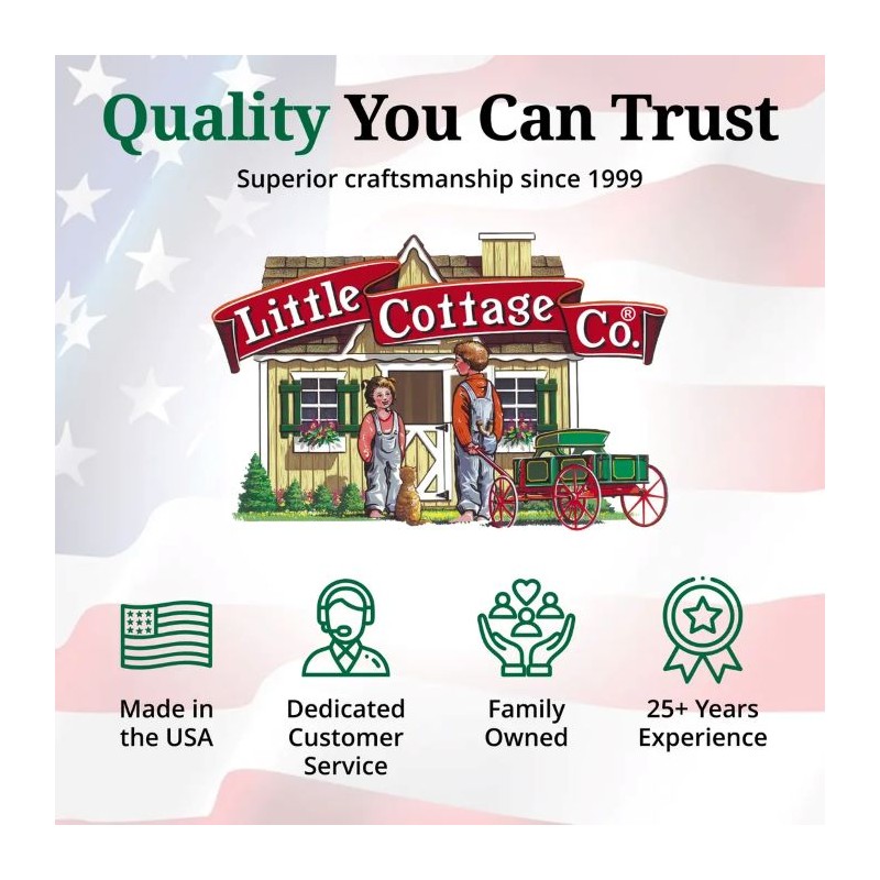 Little Cottage Co. Classic Five Corner Panelized Shed Kit - (10x10 5-SCS-PNK)