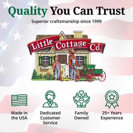 Little Cottage Co. Classic Five Corner Panelized Shed Kit - (10x10 5-SCS-PNK)