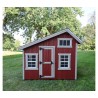 EZ-Fit 6x7 Wood Playhouse Kit w/ Loft, Windows, Floor & Shingles (ez_playhouse67)