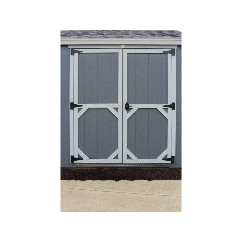 EZ-Fit Craftsman 10'W x 10'D Wood Storage Shed Kit (ez_craftsman1010)