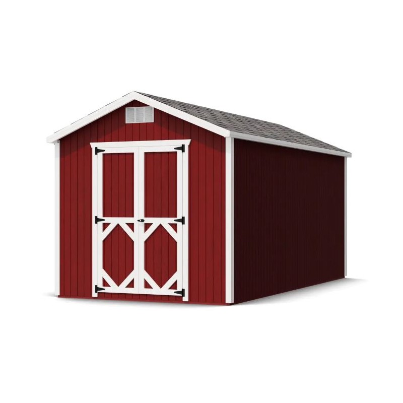 Little Cottage Co. Pre-Cut 8x16 Classic Gable Wood Shed Kit - (8x16 CGS-PC)