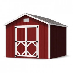 Little Cottage Co. Pre-Cut 10x10 Classic Gable Wood Shed Kit - (10x10 CGS-PC)