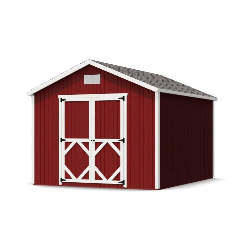 Little Cottage Co. Pre-Cut 10x12 Classic Gable Wood Shed Kit - (10x12 CGS-PC)