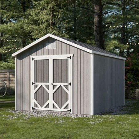 Little Cottage Co. Pre-Cut 10x12 Classic Gable Wood Shed Kit - (10x12 CGS-PC)
