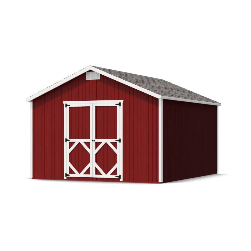 Little Cottage Co. Pre-Cut 12x14 Classic Gable Wood Shed Kit - (12x14 CGS-PC)
