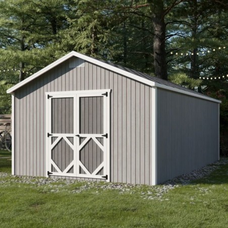 Little Cottage Co. Pre-Cut 12x20 Classic Gable Wood Shed Kit - (12x20 CGS-PC)
